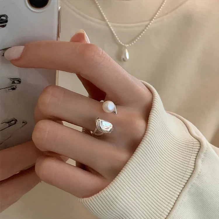 Pearl Tree Adjustable Ring - Elin-State of Style