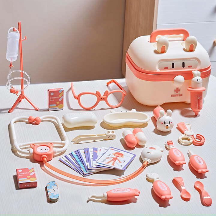 Pediatric Doctor Playset – Carezy-Pink-State of Style
