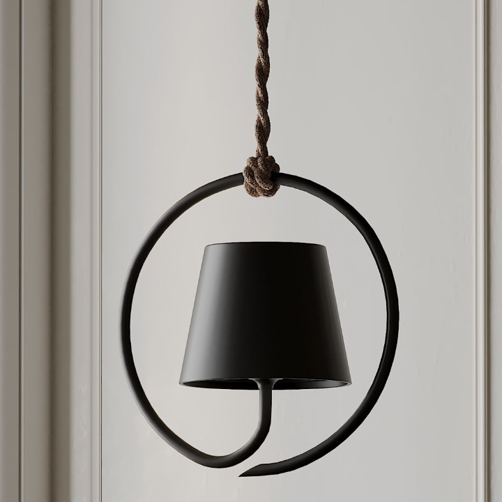 Pendant Lamp - AuraGlow-Black-State of Style