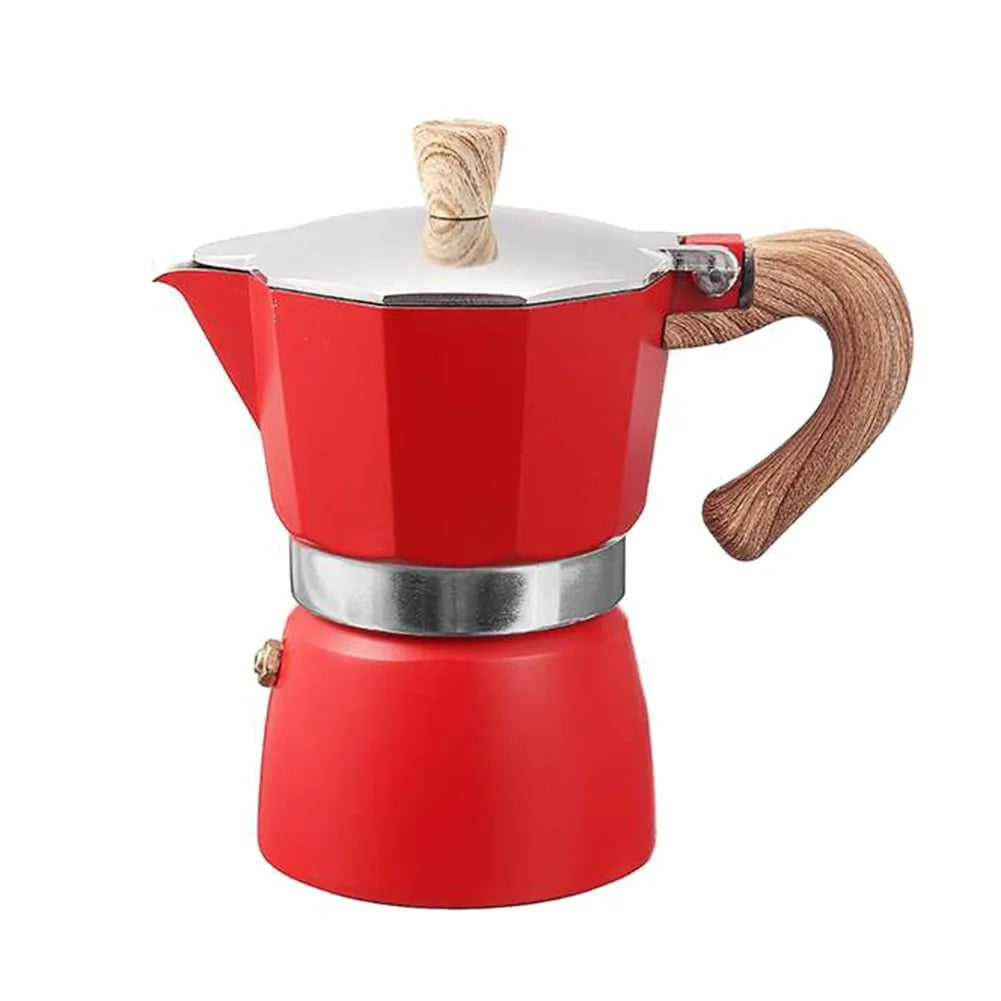 Percolator for Authentic Espresso On the Go - EspressoGo-Red-150 ML-State of Style
