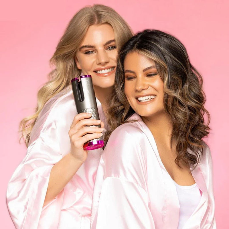 PerfectCurl Automatic Curling Wand | Cordless & Rechargeable-Grey-State of Style