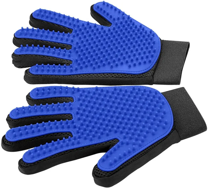 PET GROOMING GLOVE - SOFT AND EFFICIENT HAIR REMOVER FOR DOGS AND CATS-Pink-State of Style