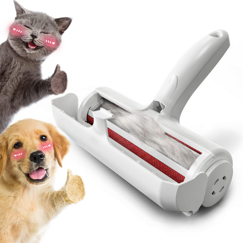 Pet Hair Remover - Self-Cleaning Lint Roller for Pets-White-State of Style
