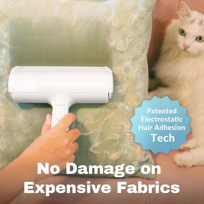 Pet Hair Remover - Self-Cleaning Lint Roller for Pets-White-State of Style