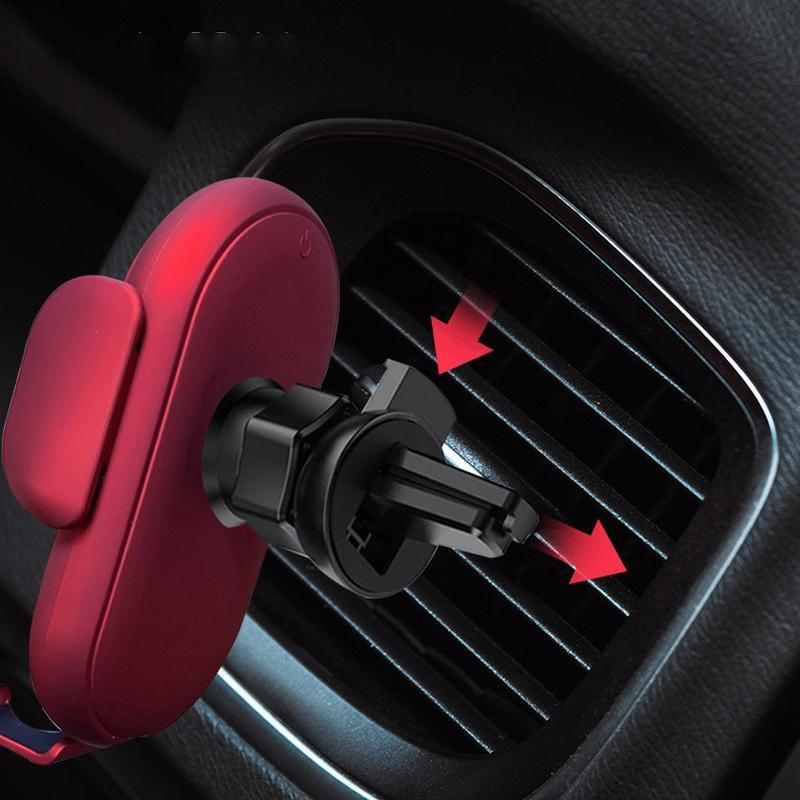Phone holder with Wireless Charger – Voltix-Black-State of Style