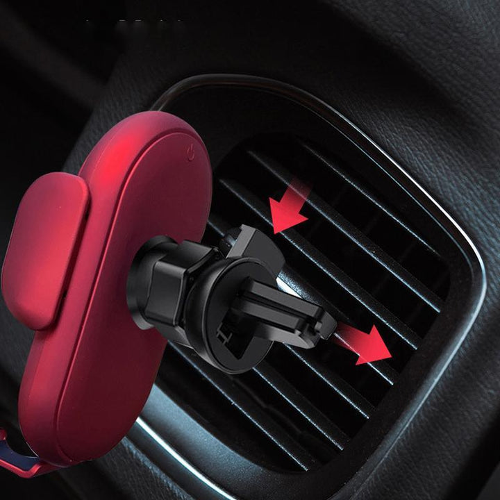 Phone holder with Wireless Charger – Voltix-Black-State of Style