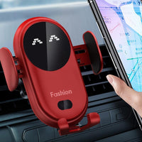 Phone holder with Wireless Charger – Voltix-Black-State of Style