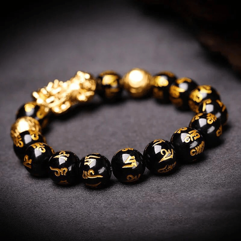 Pi Xiu Black Obsidian Bracelet - Kaelith-State of Style