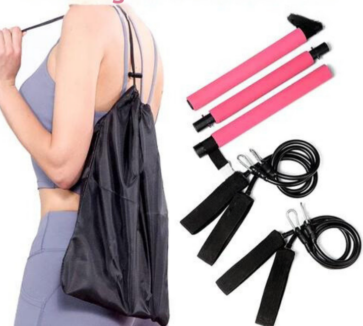 Pilates Bar Set - PilatesCore-Pink-State of Style