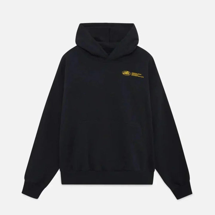 Cuddly autumn hoodie with back print – Love