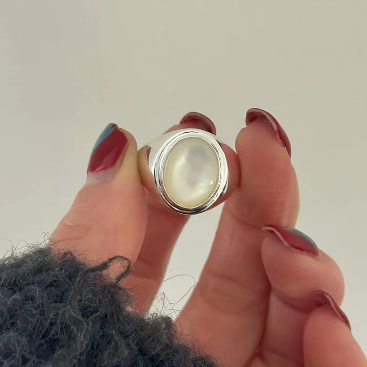 Pinctada Albina Silver Ring - Isla-5-State of Style