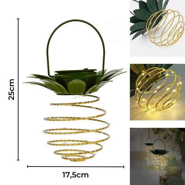 Pineapple-Shaped Solar Lamp - SolarPine-State of Style