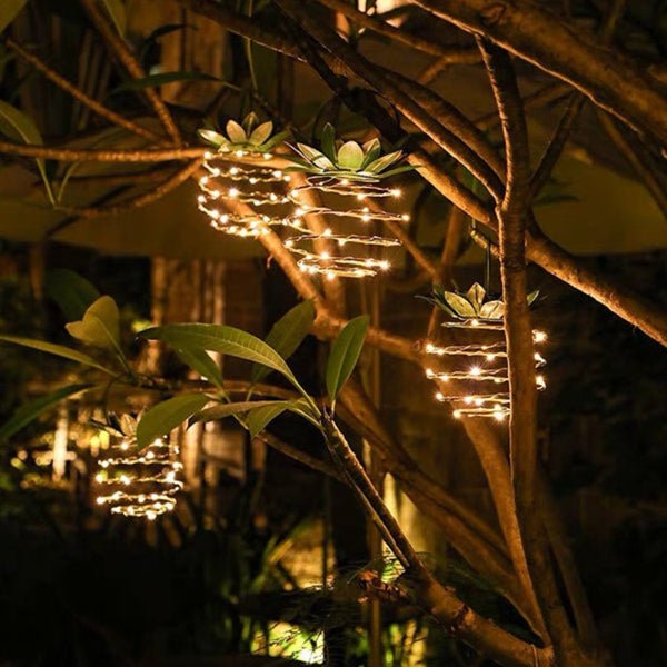 Pineapple-Shaped Solar Lamp - SolarPine-State of Style