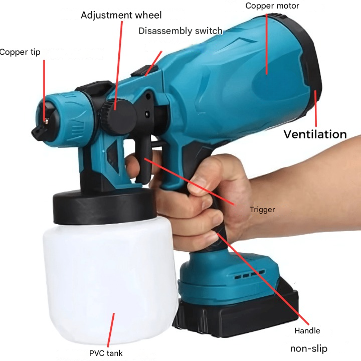 Cordless Electric Paint Sprayer – VeloPro