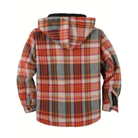 Plaid Men's Jacket with Hood - Mason-Green-M-State of Style