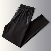 Plain Joggers with Zip Details - Milan-XS-Black-State of Style