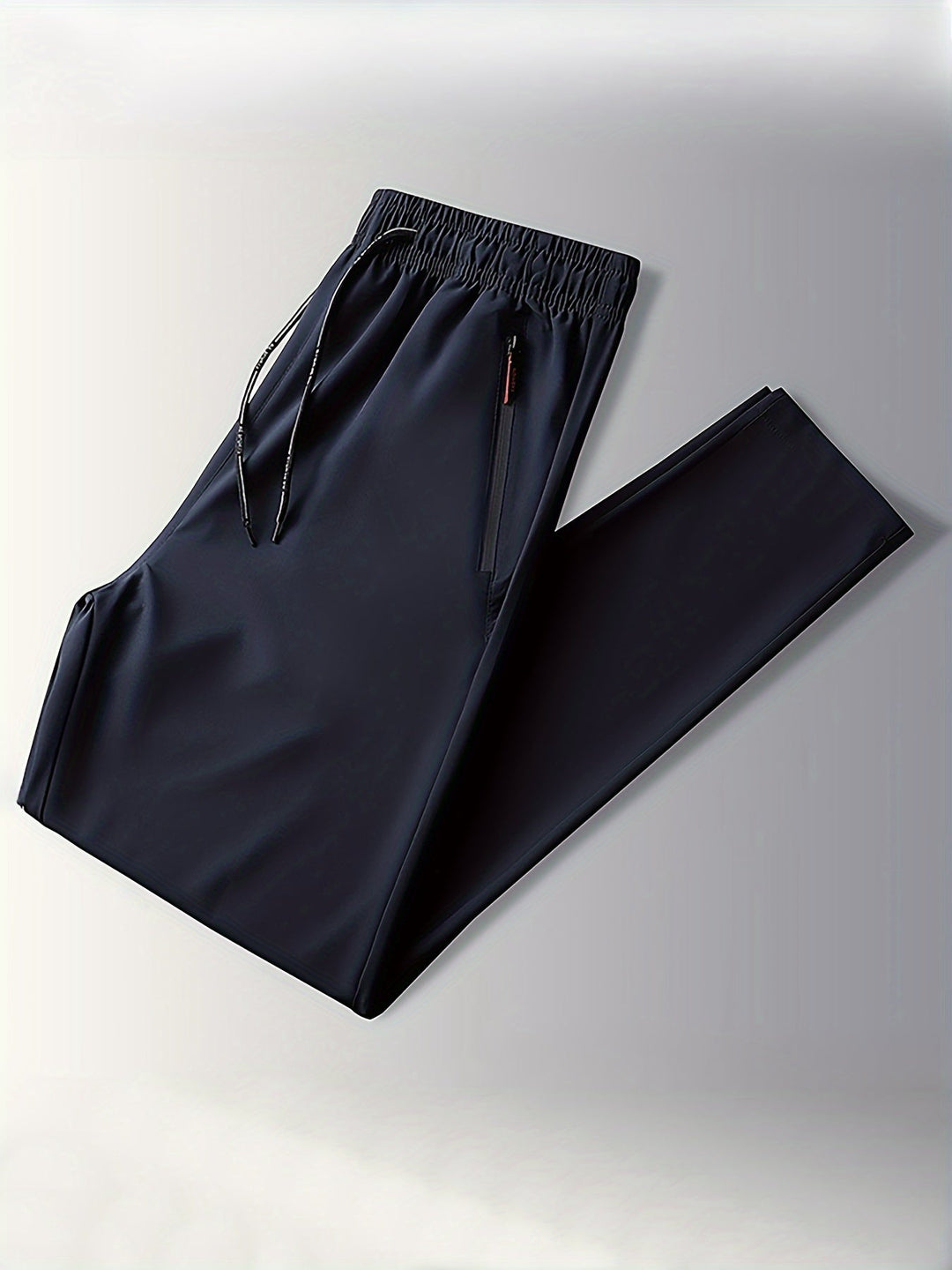 Plain Jogging Trousers with Zip Details - Milan-Black-XS-State of Style