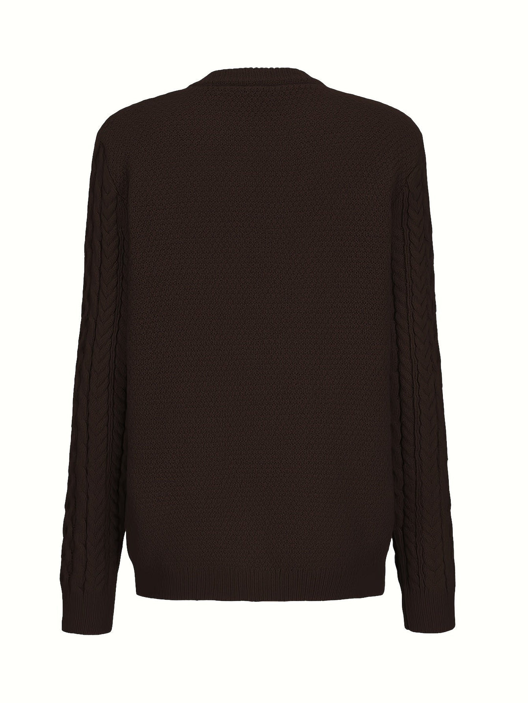 Plain Knitted Cardigan with Buttons and Pockets – Olivia-Blue-S-State of Style