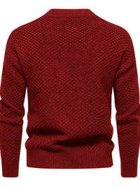 Plain Knitted Sweater for Men - Theo-Black-XS-State of Style