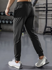 Plain Men’s Sports Pants with Pockets - Niels-Black Style 1-2XS-State of Style