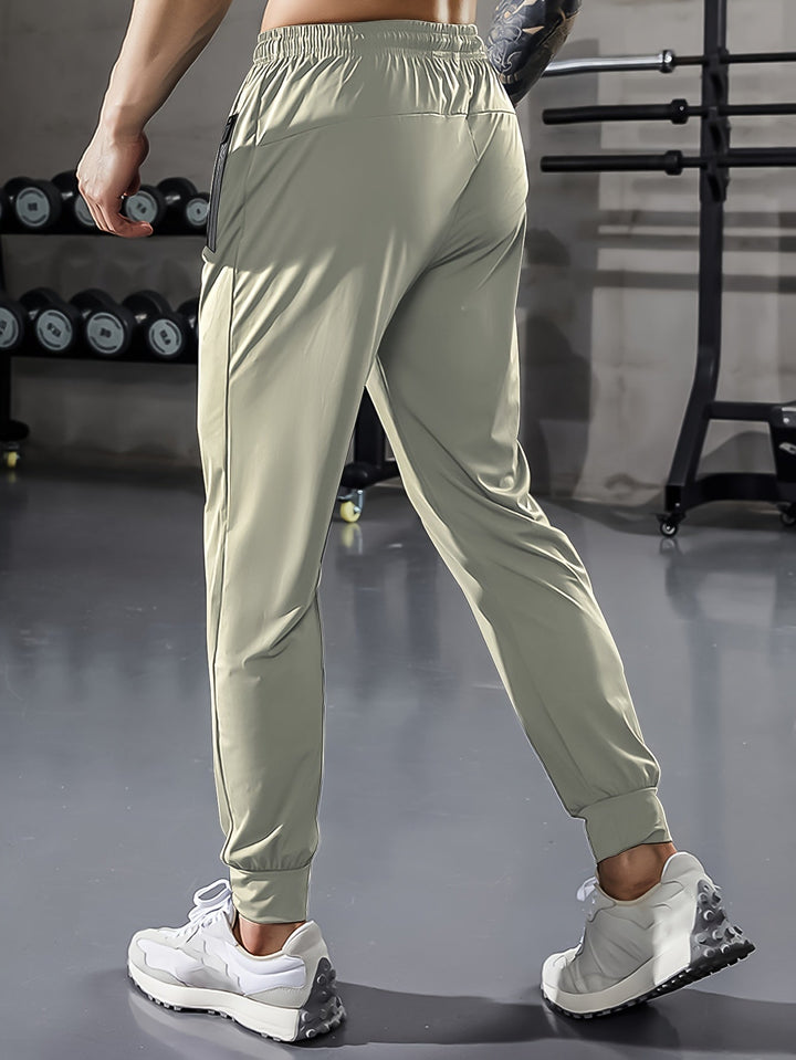 Plain Men's Sports Trousers with Pockets - Niels-Black Style 1-2XS-State of Style