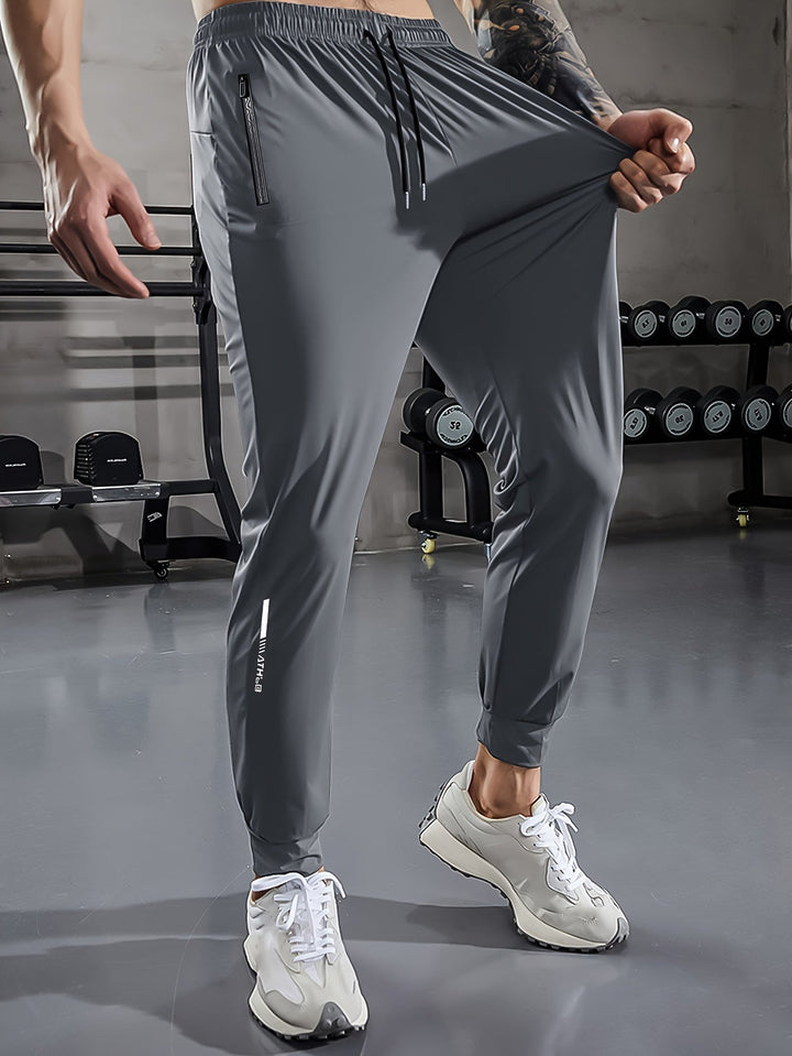 Plain Men's Sports Trousers with Pockets - Niels-Black Style 1-2XS-State of Style