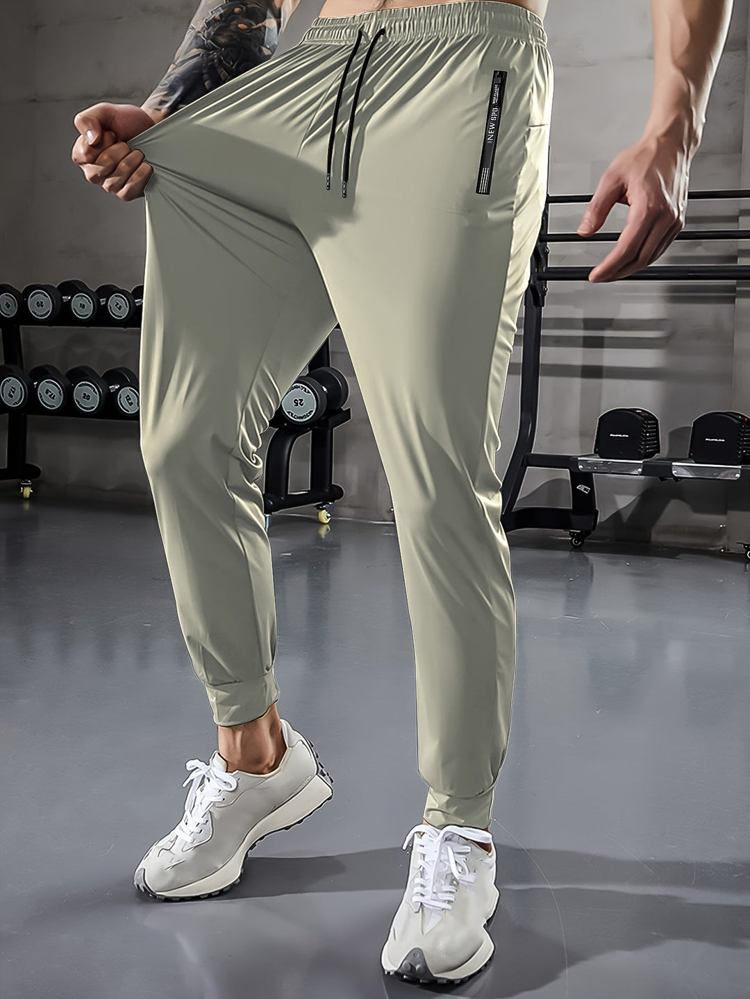 Plain Men's Sports Trousers with Pockets - Niels-Black Style 1-2XS-State of Style
