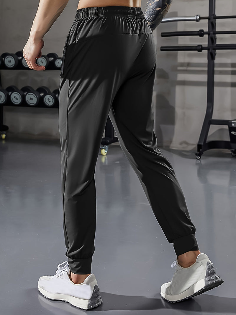 Plain Men's Sports Trousers with Pockets - Niels-Black Style 1-2XS-State of Style