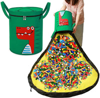 Play mat & Storage basket in one - Lino-Red Dinosaur-State of Style