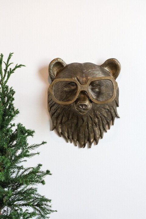 Playful Animal Head Wall Decoration - WallCritters-Bear-State of Style