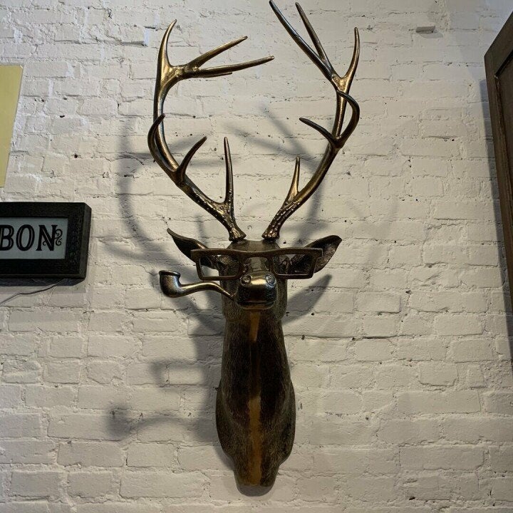 Playful Animal Head Wall Decoration - WallCritters-Stag-State of Style