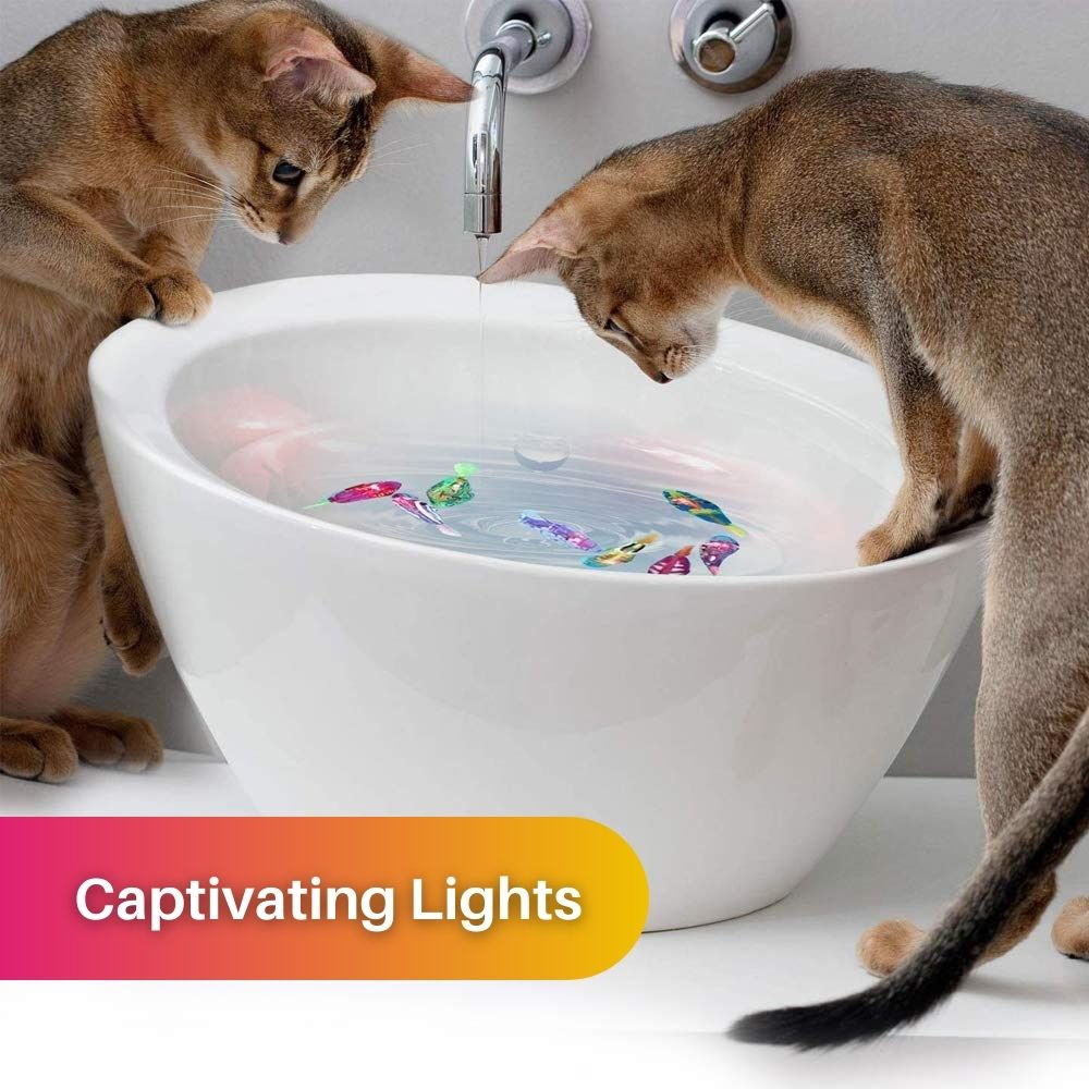 Playset for Cats - AquaPurr-3 Fish Toys (67% DISCOUNT)-State of Style