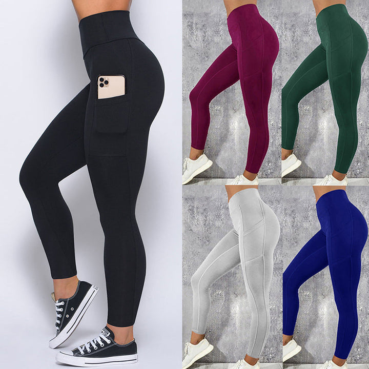 Plus Size Curve Comfort Yoga-Sommer-Leggings-Pink-2XL-State of Style