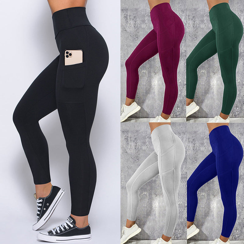 Plus Size Curve Comfort Yoga-Sommer-Leggings-Pink-2XL-State of Style