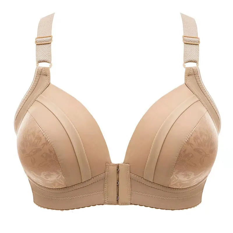 Plus Size Front Button Push-Up Bra – Comfortable & Supportive-Meat-12B-State of Style