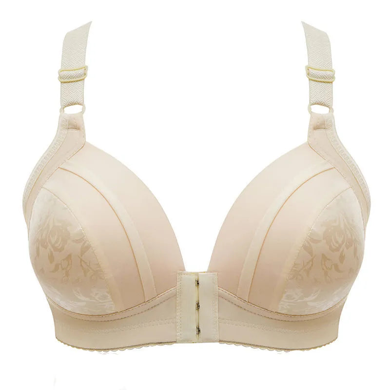 Plus Size Front Button Push-Up Bra – Comfortable & Supportive-Skin-12B-State of Style