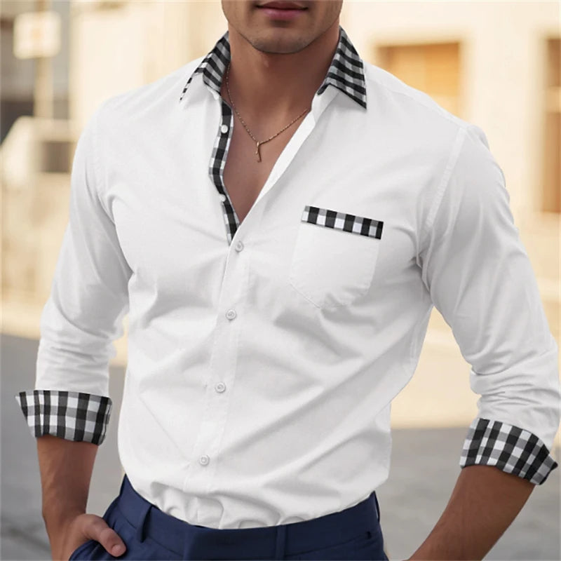 Plus-Size Resort-Ready Button-Up – Stylish & Lightweight for Spring or Summer-White-XXL-State of Style
