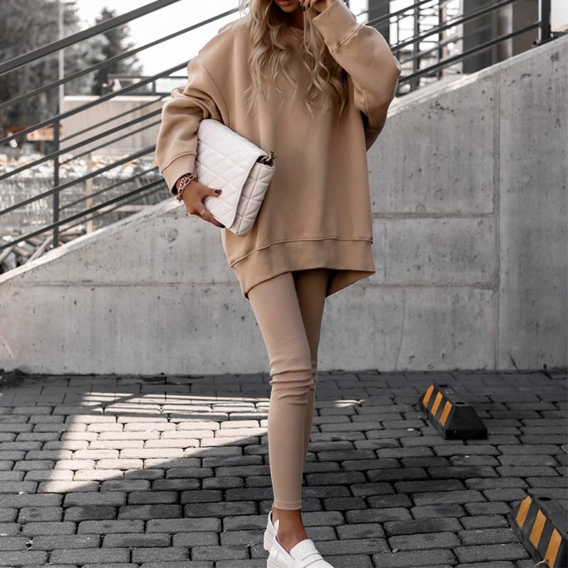 Plus Size Suit for Women – Elegant & Flattering Fit-Khaki-S-State of Style