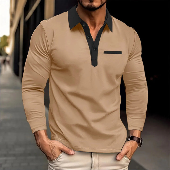 Plus-Size Summer Breeze Polo-Brown-2XL-State of Style