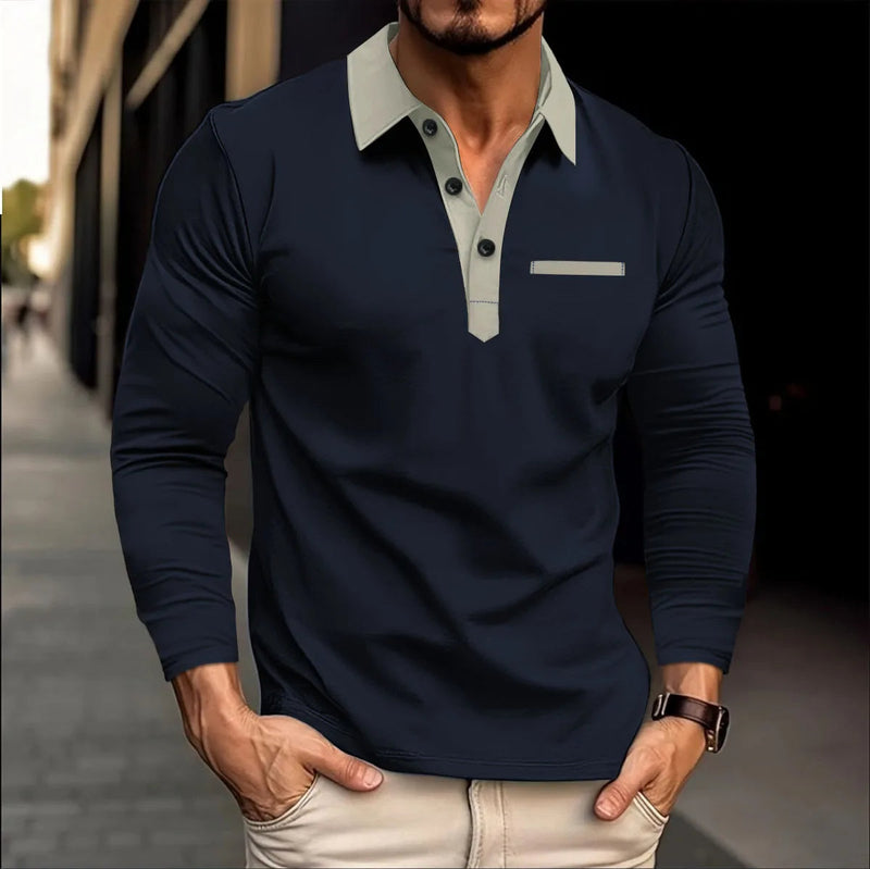 Plus-Size Summer Breeze Polo-Dark Blue-2XL-State of Style