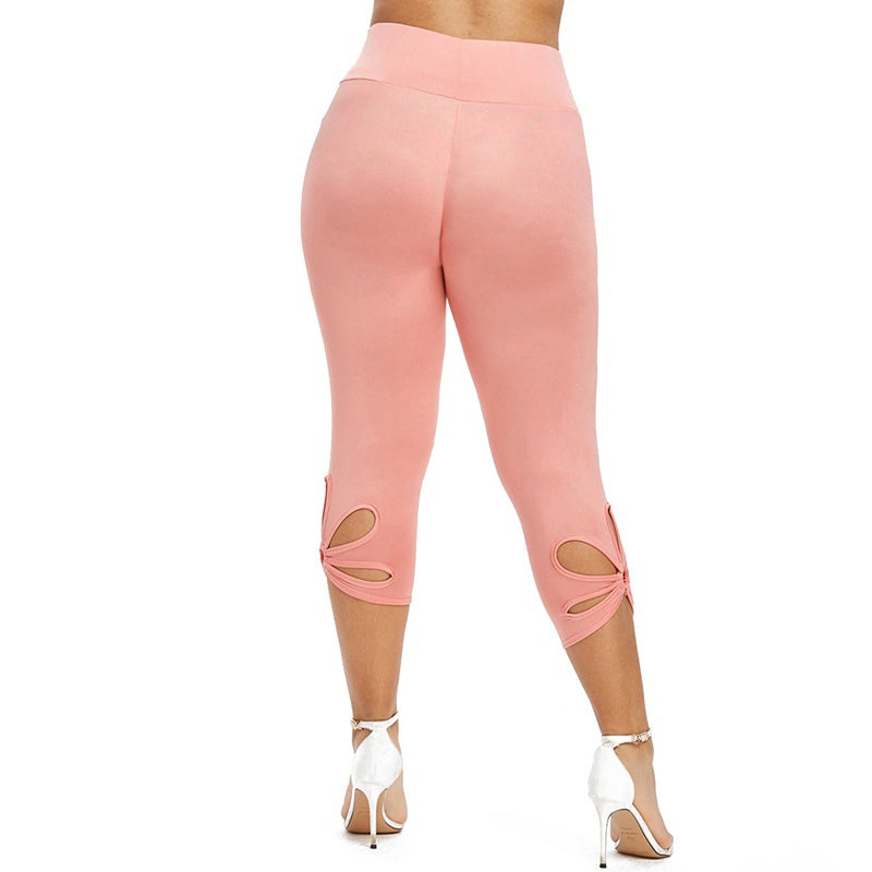 Plus-Size Summer Essential Leggings – Comfortable & Seamless Fit-Purple-2XL-State of Style
