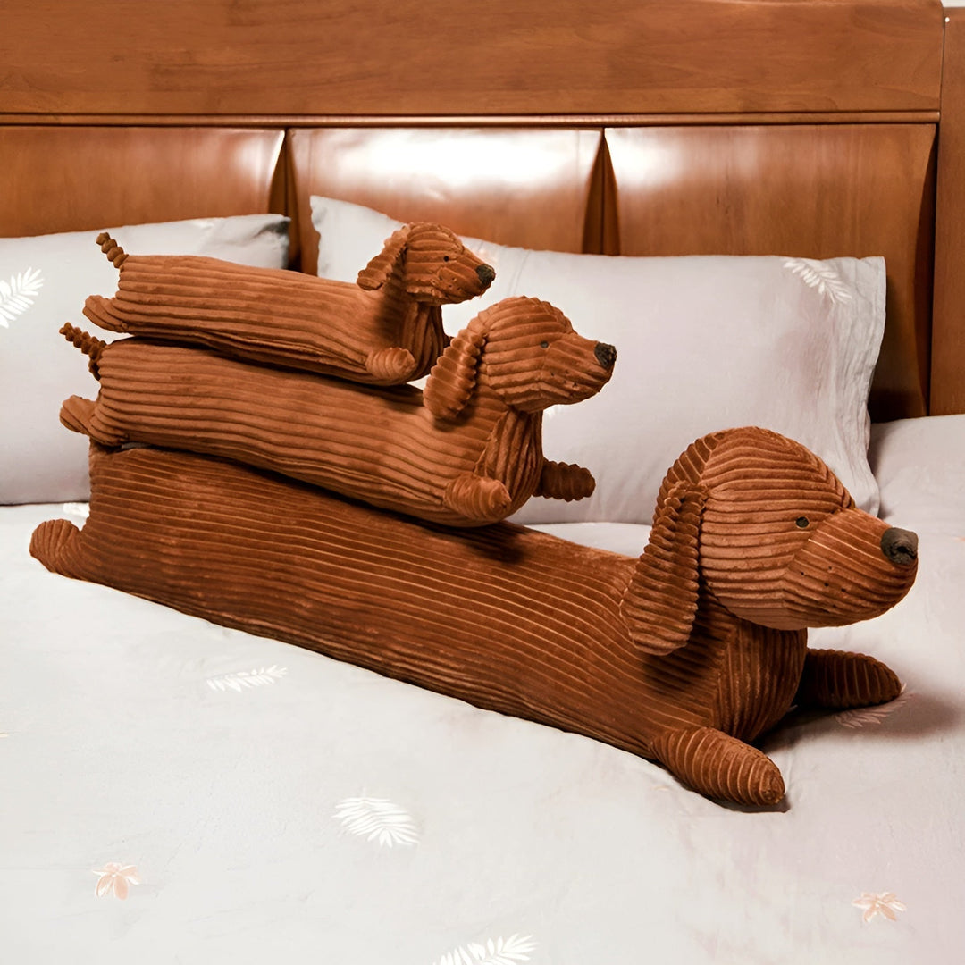 Plush Ergonomic Dachshund Cushion – DaxiRest-M (70cm)-State of Style
