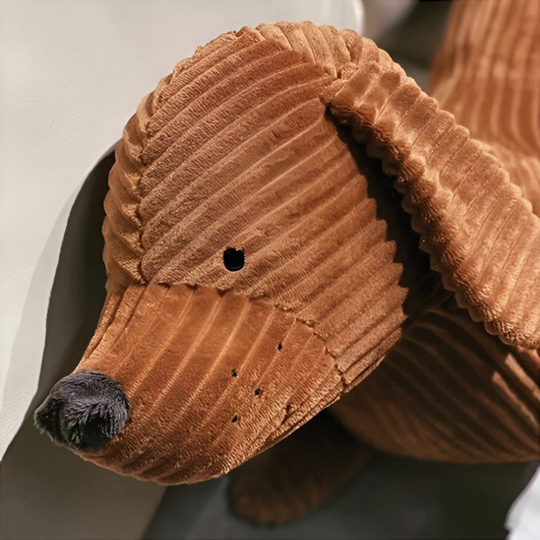 Plush Ergonomic Dachshund Cushion – DaxiRest-S (55cm)-State of Style