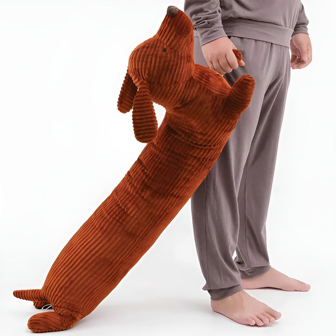 Plush Ergonomic Dachshund Cushion – DaxiRest-S (55cm)-State of Style