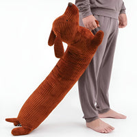 Plush Ergonomic Dachshund Cushion – DaxiRest-S (55cm)-State of Style