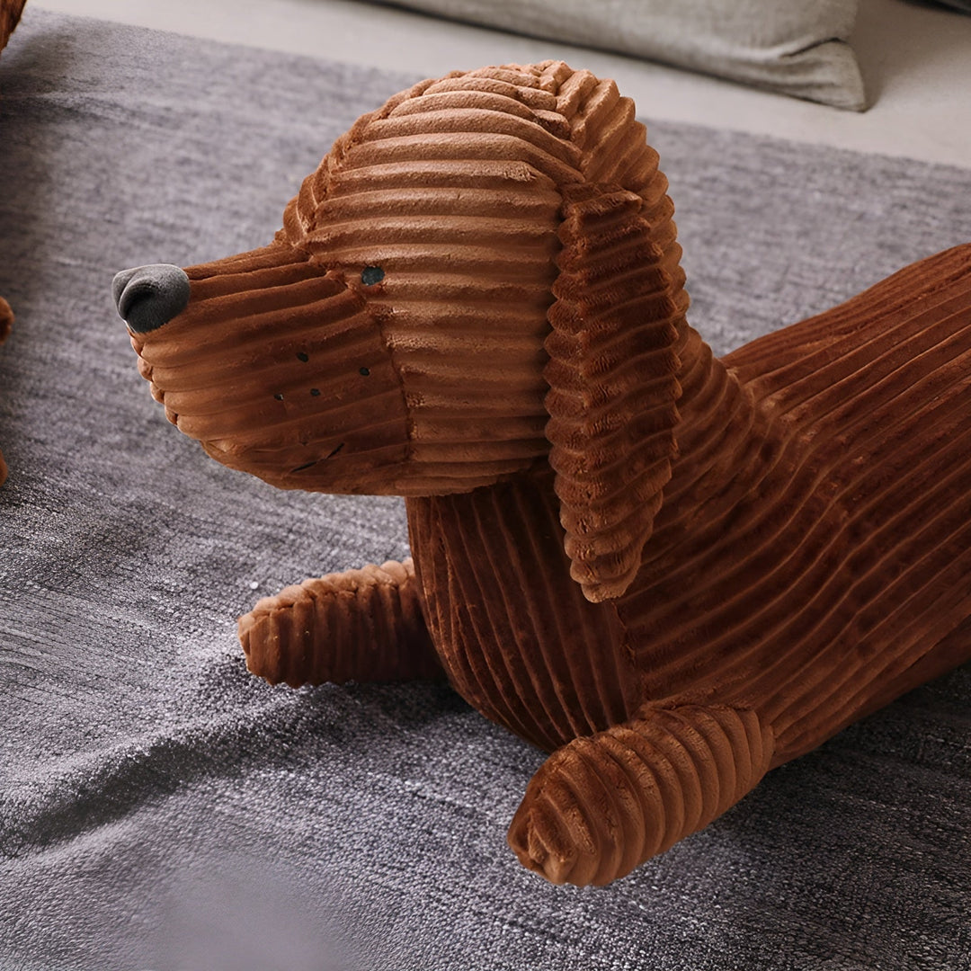Plush Ergonomic Dachshund Cushion – DaxiRest-S (55cm)-State of Style