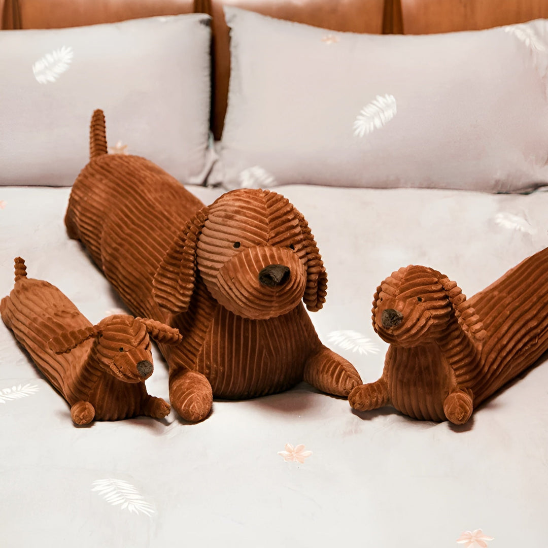 Plush Ergonomic Dachshund Cushion – DaxiRest-S (55cm)-State of Style