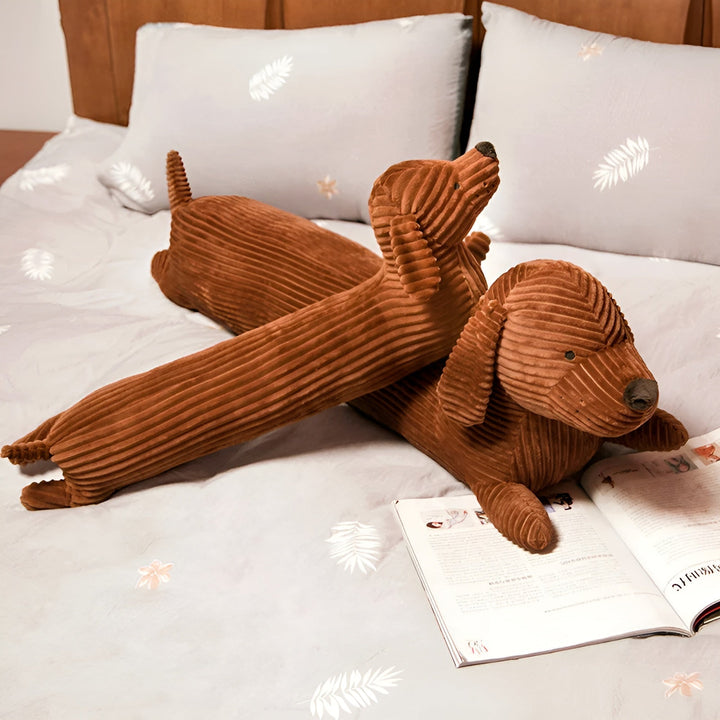 Plush Ergonomic Dachshund Cushion – DaxiRest-S (55cm)-State of Style