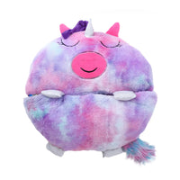 Plush Playmate and Sleeping Bag in One - SnoozeBuddy-Purple Unicorn-Small（135×50cm）-State of Style