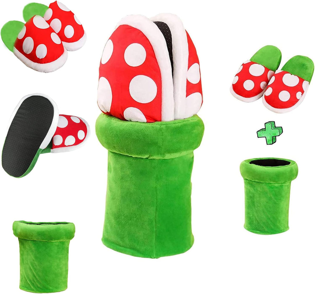 Plush Winter Slippers - Flora-State of Style